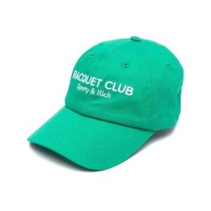 Sporty and rich Racquet club green hat